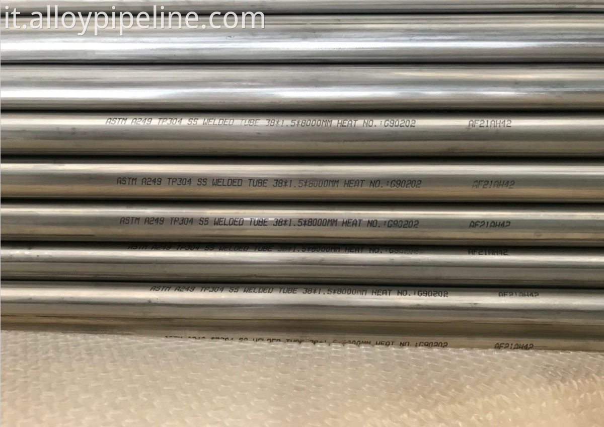 A249 TP304 WELDED TUBE